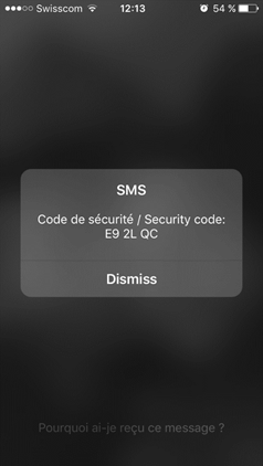 image connexion SMS